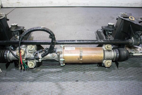 03-08 Mazda RX-8 SE3P Complete Front Subframe w/ Hubs, Steering Rack, Arms, ETC - Image 6