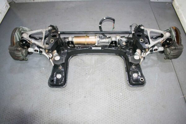 03-08 Mazda RX-8 SE3P Complete Front Subframe w/ Hubs, Steering Rack, Arms, ETC - Image 5