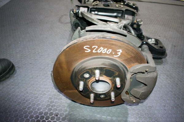 03-08 Mazda RX-8 SE3P Complete Front Subframe w/ Hubs, Steering Rack, Arms, ETC - Image 4