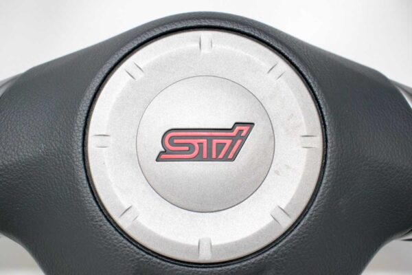 08-10 JDM Subaru Impreza WRX STI GRB OEM Steering Wheel w/ Airbag - Image 5