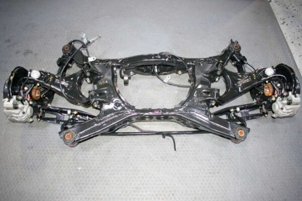 15-21 JDM Subaru Impreza OEM Rear Subframe w/ Hubs, Brakes, Arms, ETC - Image 4