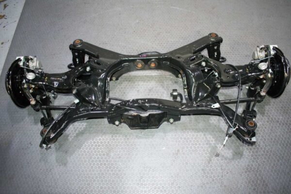 15-21 JDM Subaru Impreza OEM Rear Subframe w/ Hubs, Brakes, Arms, ETC - Image 2