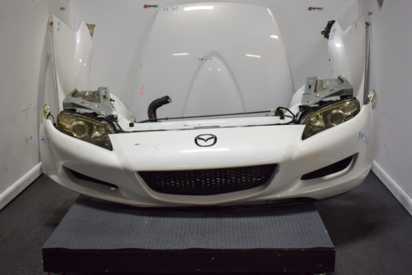 04 to 08 Mazda RX-8 Front End Conversion with Headlights, Hood, Fenders, Front Bumper for Sale. - Image 2