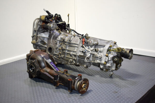 04-05 Impreza WRX Replacement Pull Type TY754VB6AA 5 Speed AWD Transmission with 4.444 LSD Rear Diff For Sale - Image 3