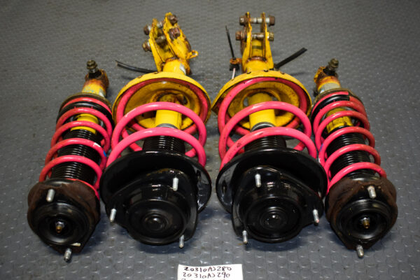 09 10 11 12 13 Subaru Legacy Bilstein Struts with STI Pink Springs For Sale. - Image 3