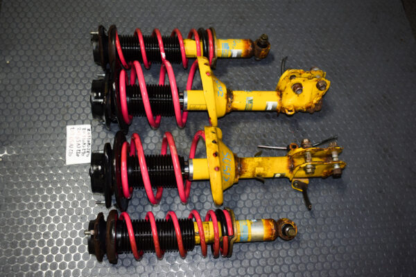 09 10 11 12 13 Subaru Legacy Bilstein Struts with STI Pink Springs For Sale. - Image 4